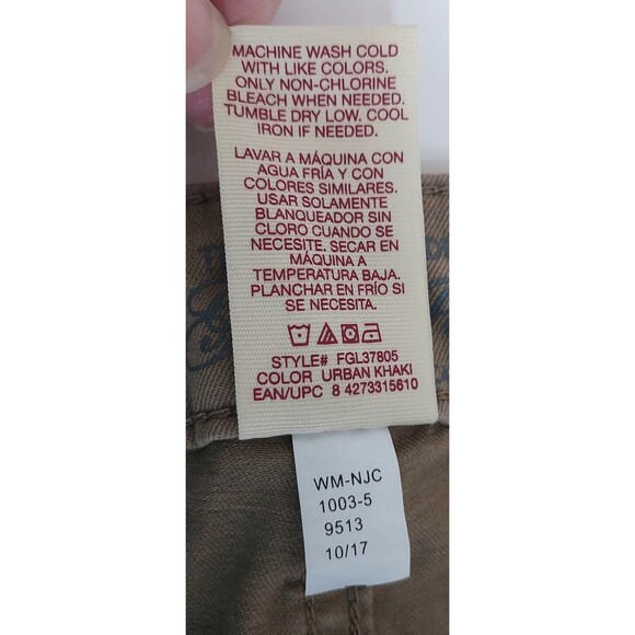 NWT Ladies Petite Faded Glory Tan Bootcut Mid-Rise 360 Stretch Pants Size 10P - Picture 4 of 6